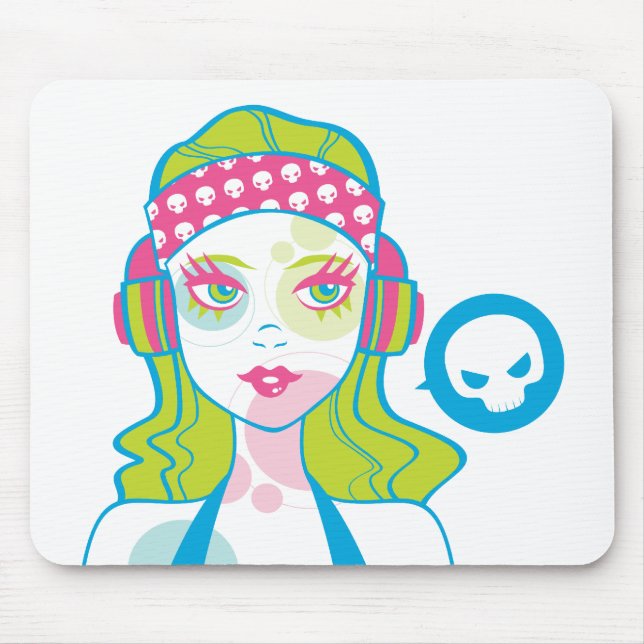 Tapis De Souris Pirate Gurl Mousepad (Devant)
