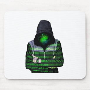 Tapis De Souris Pirate informatique anonyme d'Internet