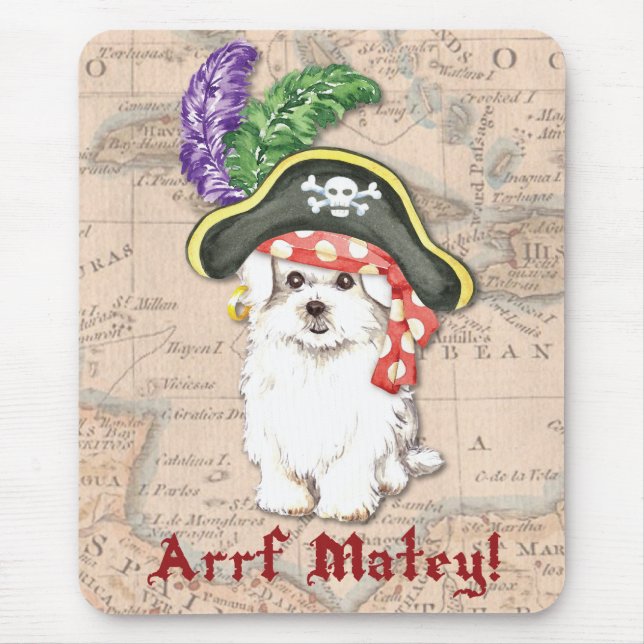 Tapis De Souris Pirate maltais (Devant)