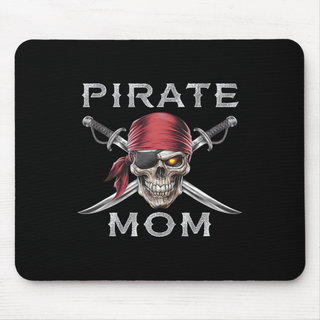 Tapis De Souris Pirate Maman (Devant)