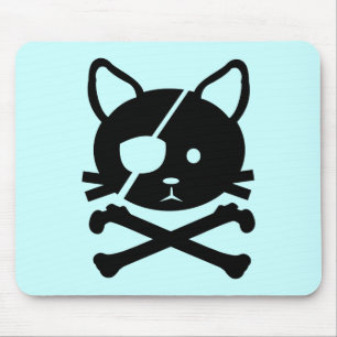 Tapis De Souris Pirate Mousepad de chat