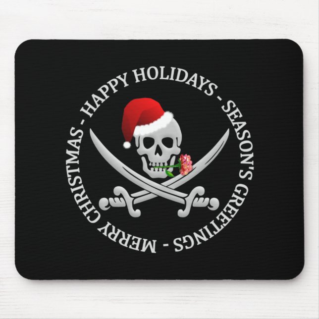 Tapis De Souris Pirate Noël mousepad (Devant)