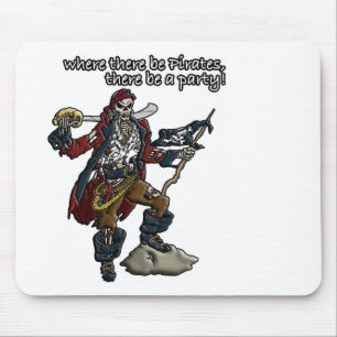 Tapis De Souris Pirate Party !
