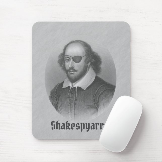 Tapis De Souris Pirate Shakespeare (Avec souris)