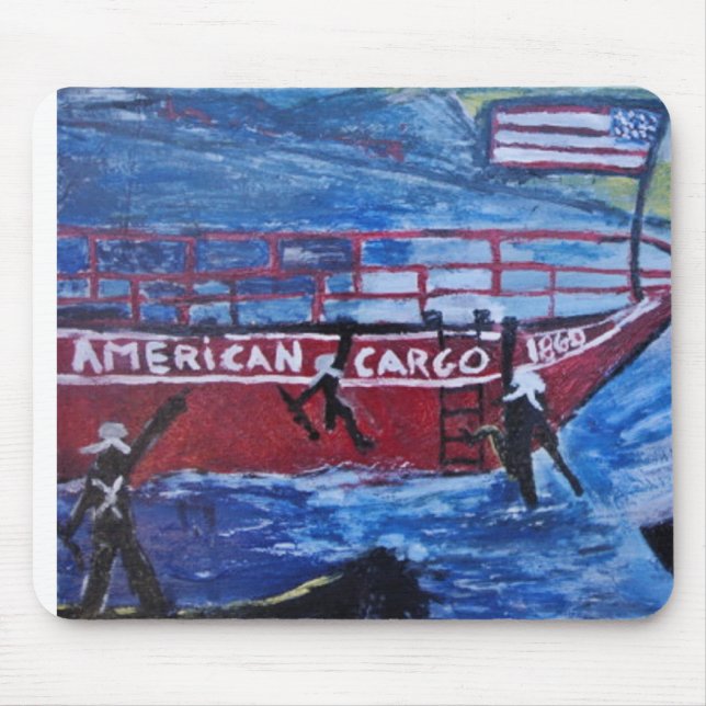 TAPIS DE SOURIS PIRATES CARGOS AMÉRICAINS (Devant)
