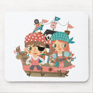 Tapis De Souris Pirates Girly