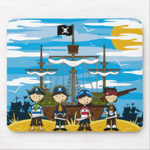 Tapis De Souris Pirates mignons Mousepad