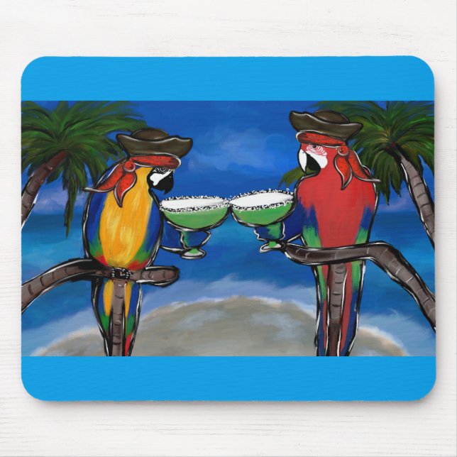 Tapis De Souris Pirates perroquets (Devant)