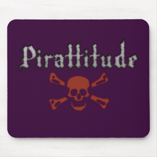 Tapis De Souris Pirattitude Purple Mousepad (Devant)
