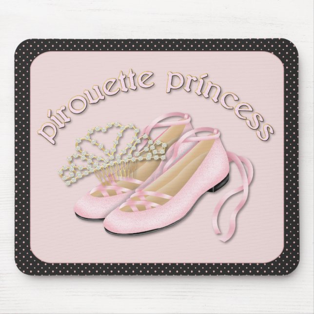Tapis De Souris Pirouette Princesse Mousepad (Devant)