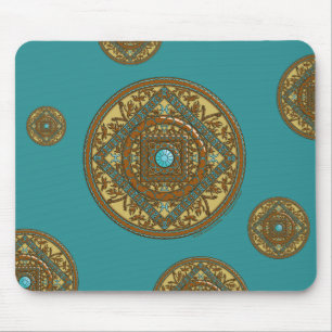 Tapis De Souris Pisces Mandala Mousepad