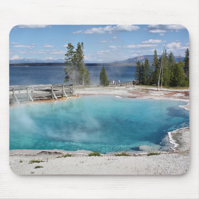 Tapis De Souris Piscine noire (Devant)