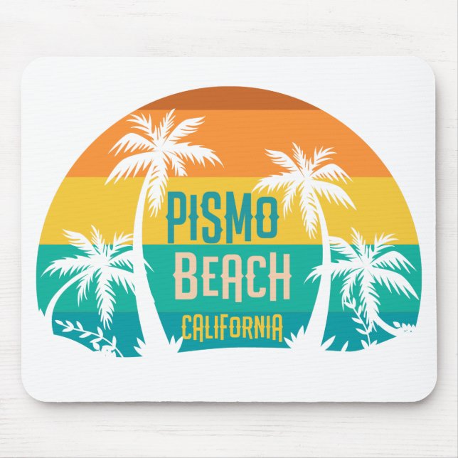 Tapis De Souris Pismo Beach Retro (Devant)