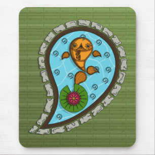 Tapis De Souris Piste le Mousepad de poisson rouge