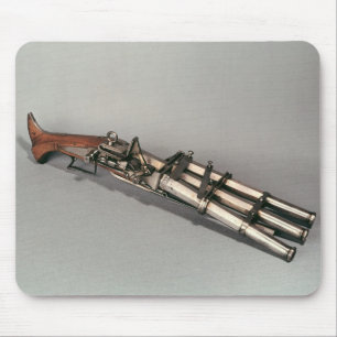 Tapis De Souris pistolet Triple-barrelled