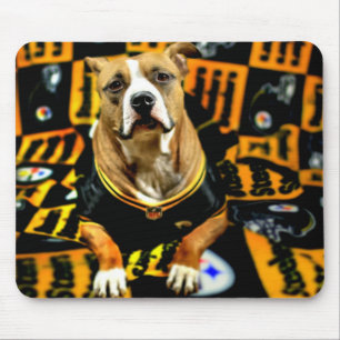 Tapis De Souris Pitbull Secourt Dog Football Fanatic