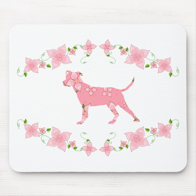 Tapis De Souris Pitbull Terrier américain (Devant)