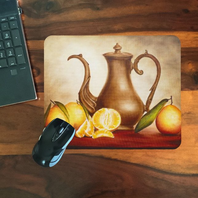 Tapis De Souris Pitcher avec Oranges (Créateur téléchargé)