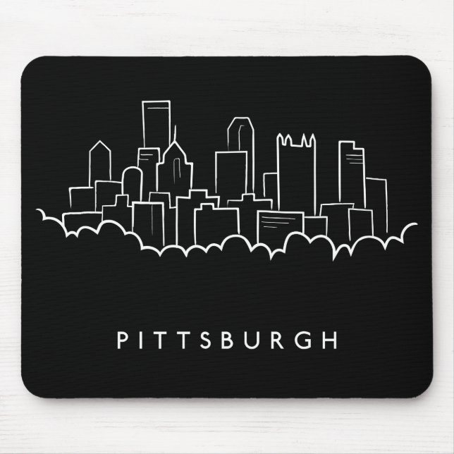 Tapis De Souris Pittsburgh Pennsylvanie (Devant)