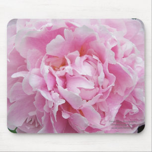 Tapis De Souris Pivoine Mousepad