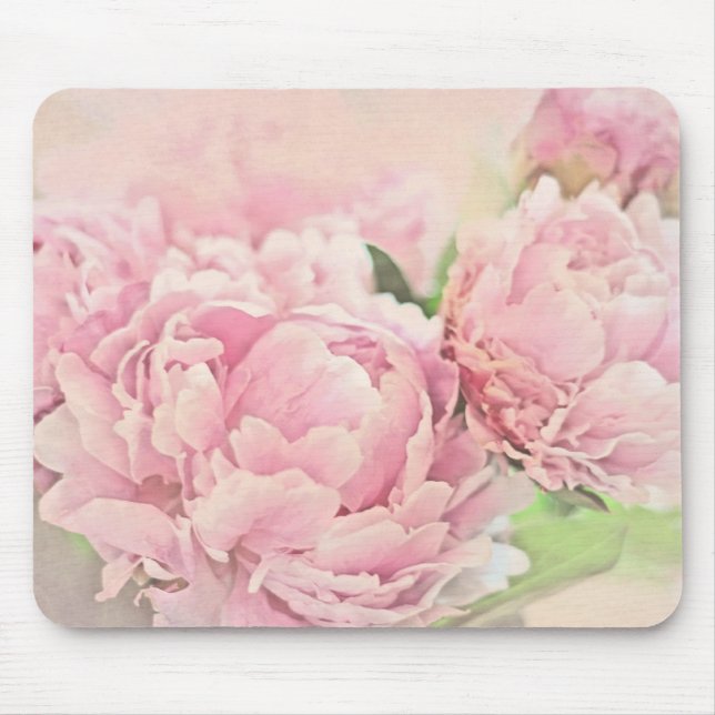 Tapis De Souris Pivoines roses (Devant)