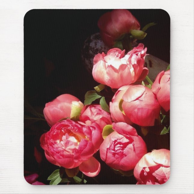 Tapis De Souris Pivoines roses (Devant)