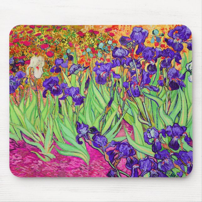Tapis De Souris PixDezines van gogh iris/st. rémy (Devant)