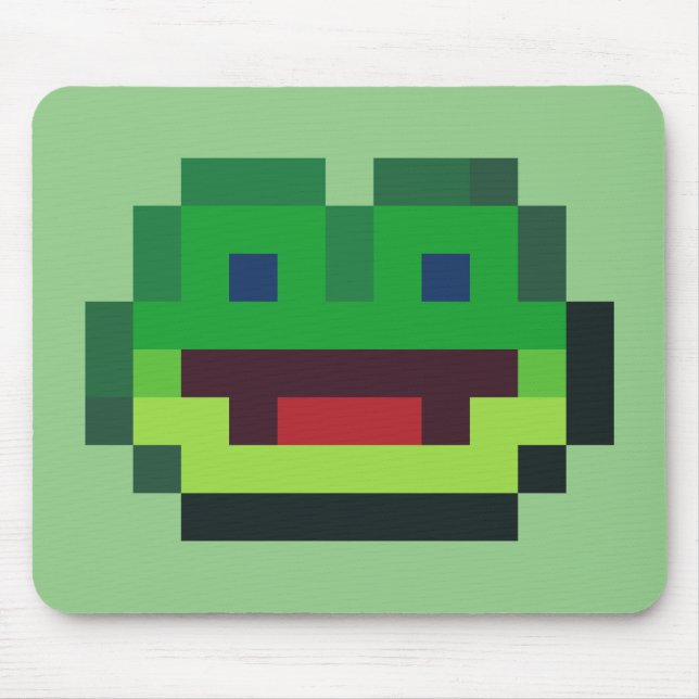 Tapis De Souris Pixel Art Frog Souris (Devant)