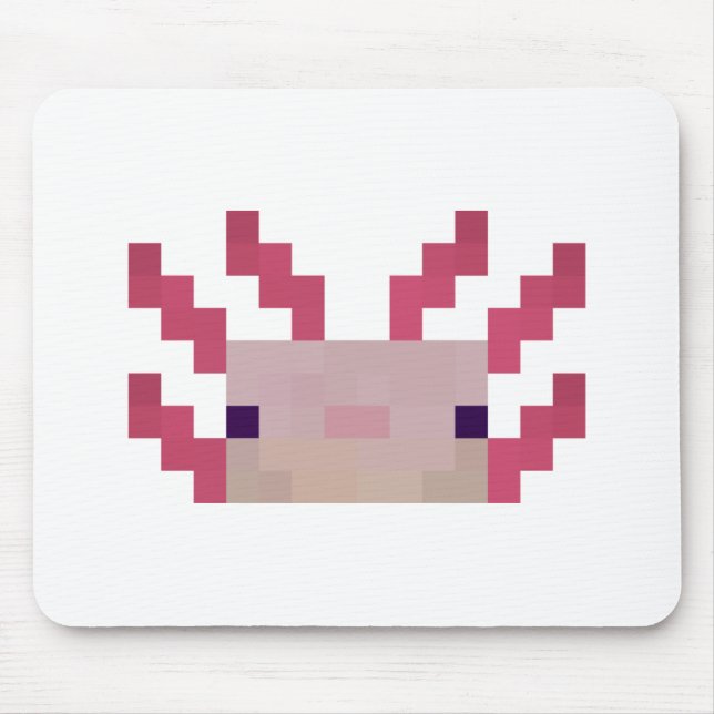 Tapis De Souris Pixel minimal Axolotl (Devant)