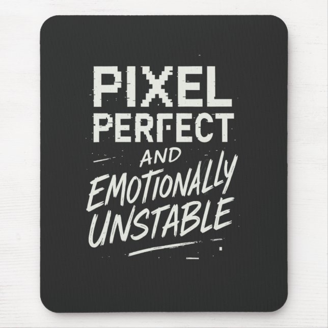 Tapis De Souris Pixel parfait (Devant)