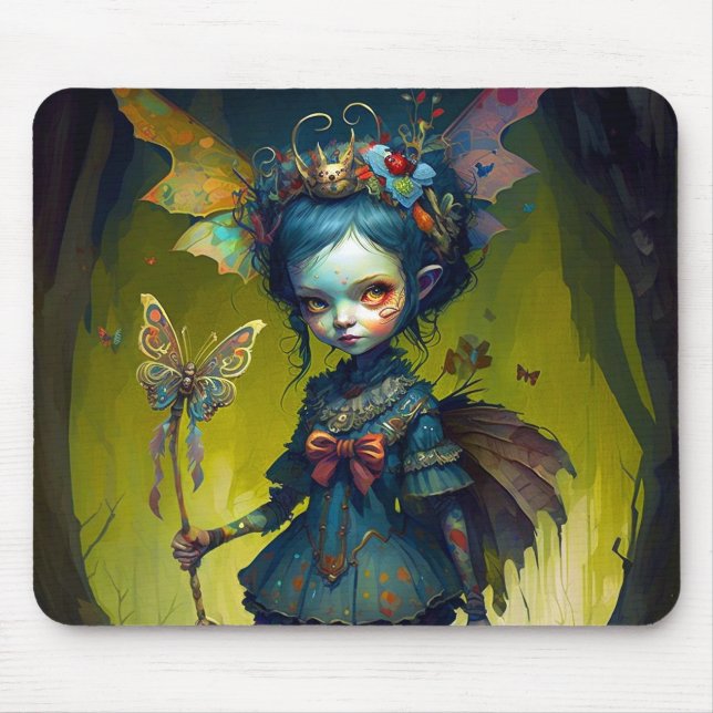 Tapis De Souris Pixie Imaginaire Grumpy Fairy (Devant)