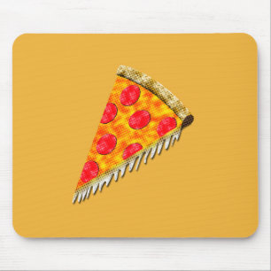 Tapis De Souris Pizza Slice Vintage
