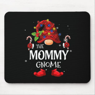 Tapis De Souris Pjs de Noël assortis Gnome Maman pour la famille