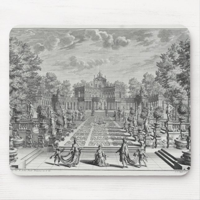 Tapis De Souris Plaçant pour un opéra dans un jardin, de (Devant)