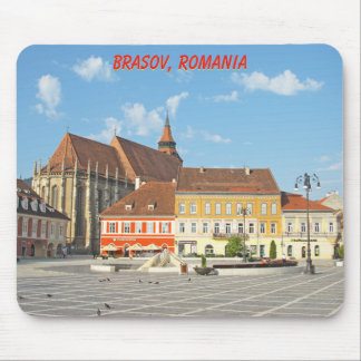 Tapis De Souris Place du Conseil de Brașov, Transylvanie, Roumanie