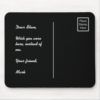 Tapis De Souris Placez le timbre ici