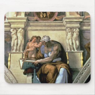 Tapis De Souris Plafond de chapelle de Sistine : Sibylle de