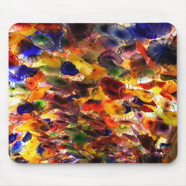 Tapis De Souris Plafond en verre de fleur (Devant)