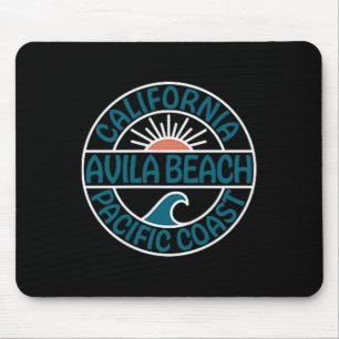 Tapis De Souris Plage Avila Californie Front Et Retour