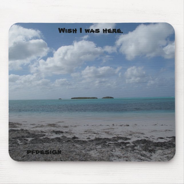 Tapis De Souris Plage bahamienne (Devant)