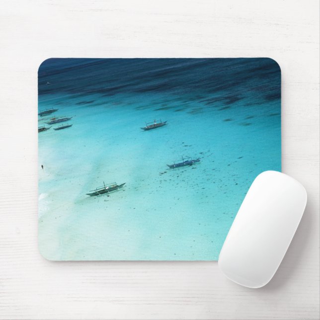 Tapis De Souris Plage Blanche (Avec souris)