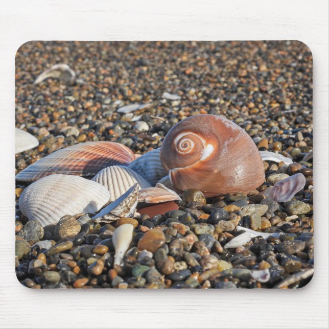 Tapis De Souris plage, coquillages, océan (Devant)