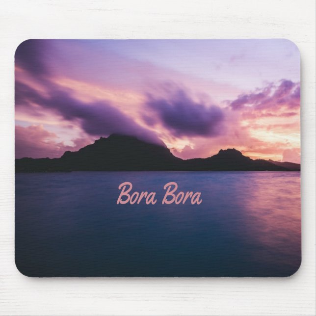 Tapis De Souris Plage de Bora Bora Suset Island (Devant)