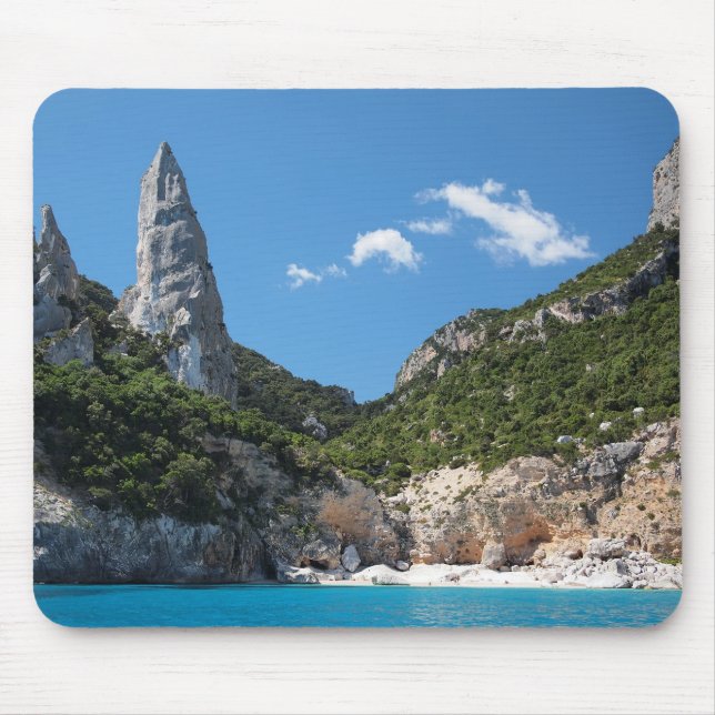 Tapis De Souris Plage de Cala Goloritze, mousepad de la Sardaigne (Devant)