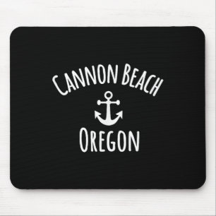 Tapis De Souris Plage de Cannon Oregon Bateau Voile Bateau côtier 