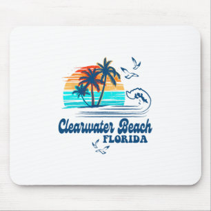 Tapis De Souris Plage de Clearwater Floride 2025 Coucher de soleil