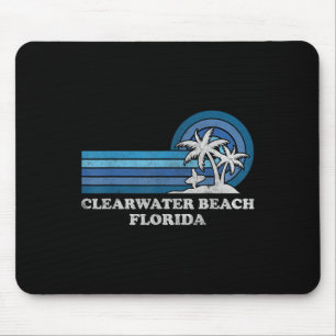 Tapis De Souris Plage de Clearwater Floride Famille Vintage Été Va