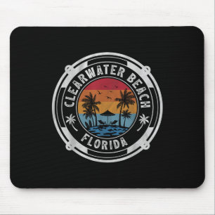 Tapis De Souris Plage de Clearwater Floride Vacances d'été Vintage