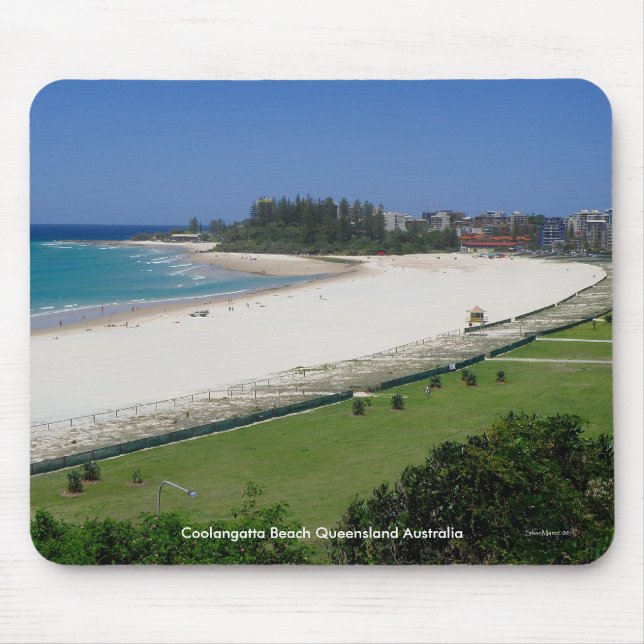 Tapis de souris Plage de Coolangatta Queensland Au (Devant)