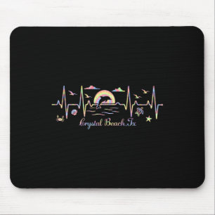Tapis De Souris Plage de cristal coloré